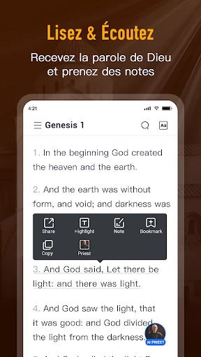 La Bible, Bible LSG + Audio screenshot
