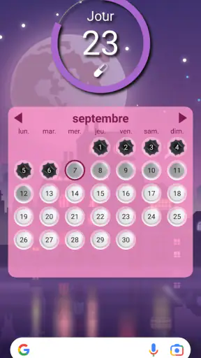 Lady Pill Widgets screenshot