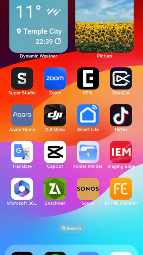 Lanceur iOS 18 screenshot