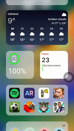 Lanceur iOS 18 screenshot