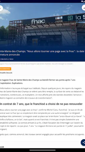 Le Courrier Cauchois screenshot