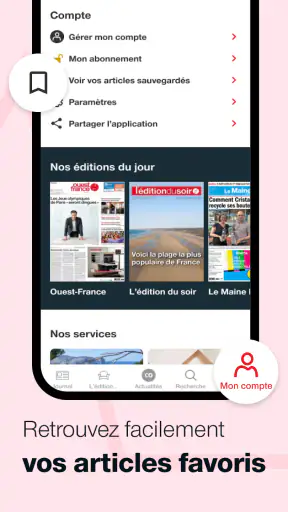 Le Courrier de l'Ouest Journal screenshot