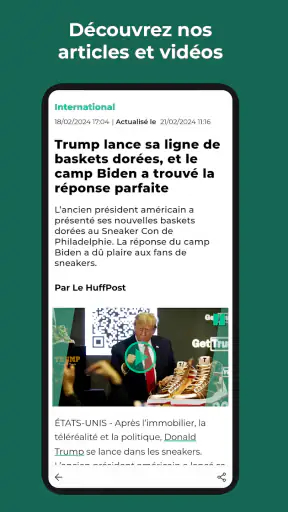 Le HuffPost : Actu Info Vidéo screenshot