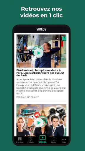 Le HuffPost : Actu Info Vidéo screenshot