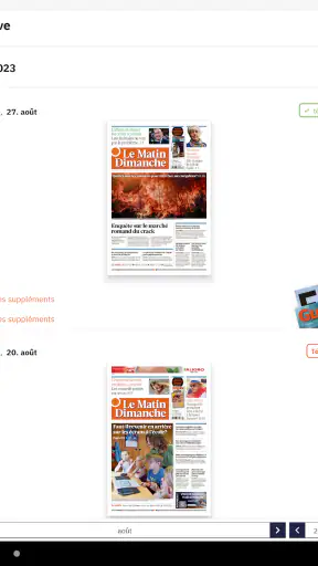 Le Matin Dimanche screenshot