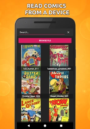 Lecteur de livre (cbz/cbr) screenshot