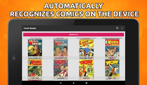 Lecteur de livre (cbz/cbr) screenshot