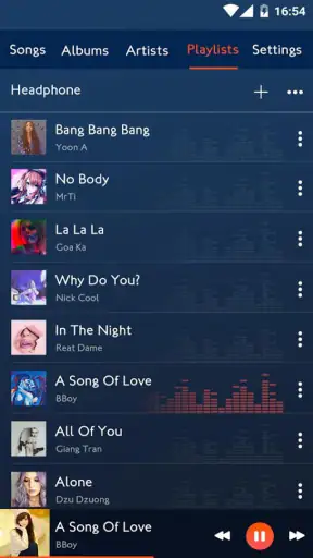 lecteur de musique - version p screenshot