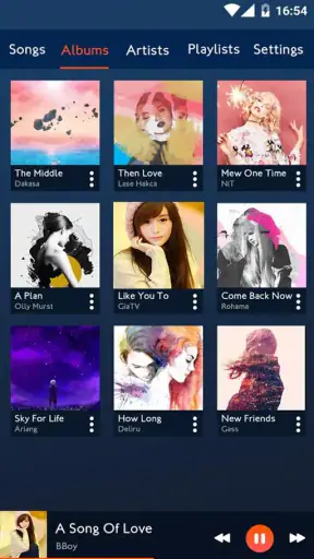 lecteur de musique - version p screenshot