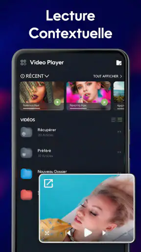 Lecteur vidéo et musique screenshot