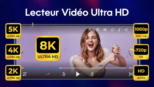 Lecteur vidéo et musique screenshot