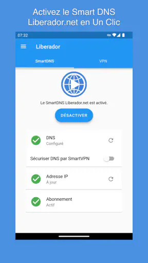 Liberador - VPN & SmartDNS screenshot