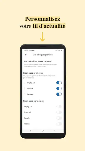 L'Indépendant, Actus locales screenshot