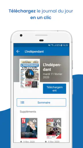 L'independant, Le Journal screenshot
