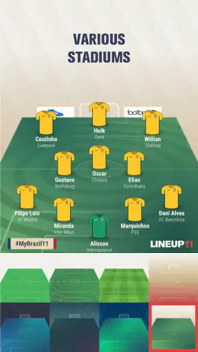 LINEUP11: Football Lineup screenshot