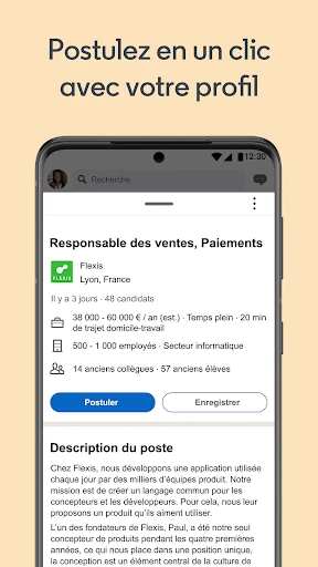 LinkedIn : recherche d’emploi screenshot