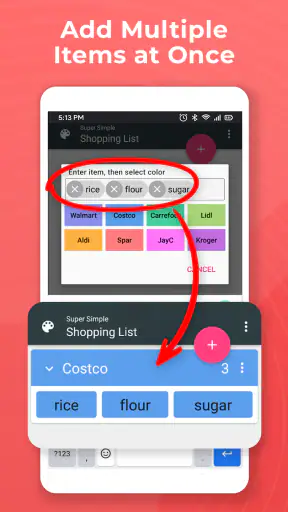 Liste d'achats super simple screenshot