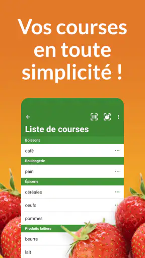 Liste de courses OurGroceries screenshot