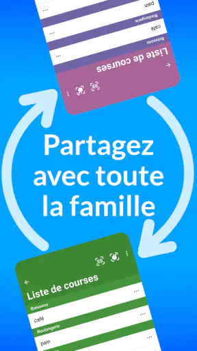 Liste de courses OurGroceries screenshot