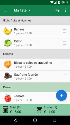 Liste de courses - SoftList screenshot