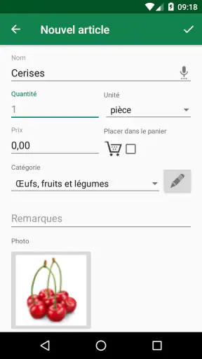Liste de courses - SoftList screenshot
