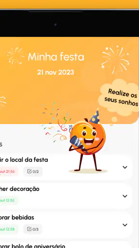 Liste des invités : Fête screenshot