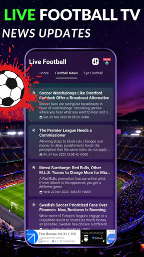 Live Football TV HD 2026 screenshot