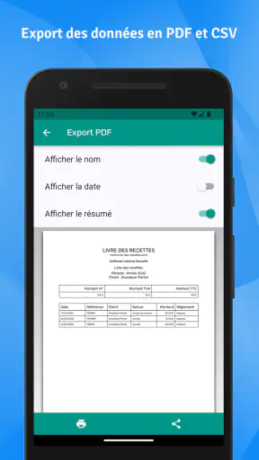 Livre des recettes screenshot