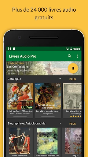 Livres Audio screenshot