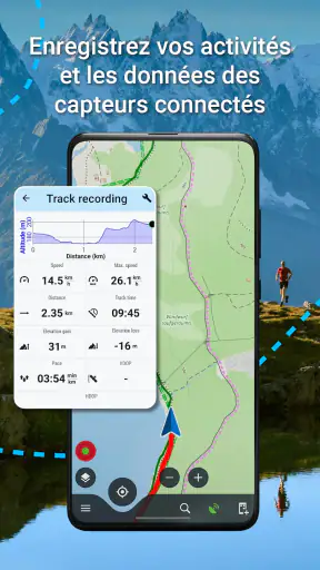 Locus Map navigation outdoor screenshot