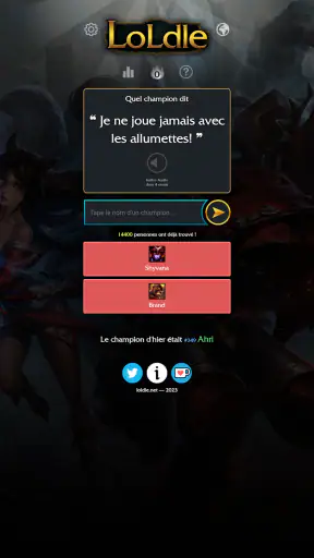 LoLdle Officiel screenshot