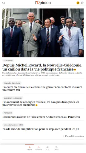 l'Opinion screenshot