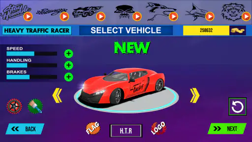 Lourd Trafic Course : Rapide screenshot