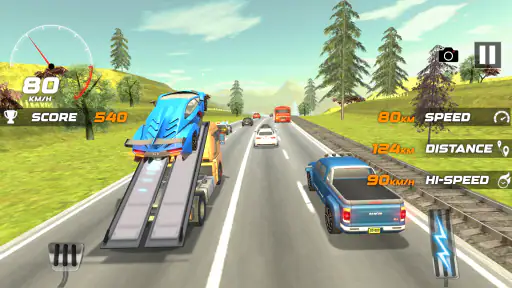 Lourd Trafic Course : Rapide screenshot