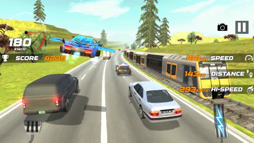 Lourd Trafic Course : Rapide screenshot