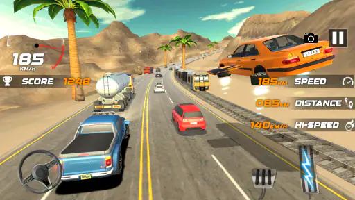 Lourd Trafic Course : Rapide screenshot