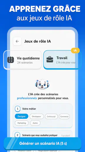 Lurnia: Tuteur de Langues IA screenshot