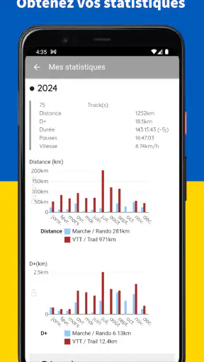 MaRando - GPS Randonnée screenshot