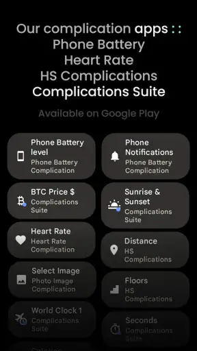 Material 4: Watch face screenshot