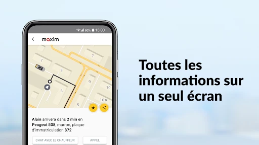 maxim — commande de véhicules screenshot