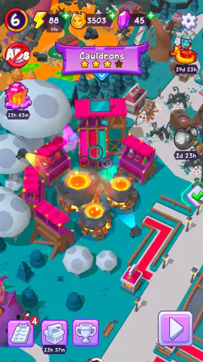 Merge Helltown: jeu de fusion screenshot