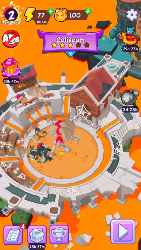 Merge Helltown: jeu de fusion screenshot