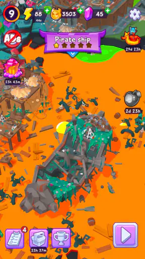 Merge Helltown: jeu de fusion screenshot