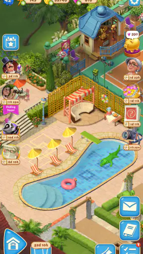 Merge Mansion: Puzzle & Story screenshot