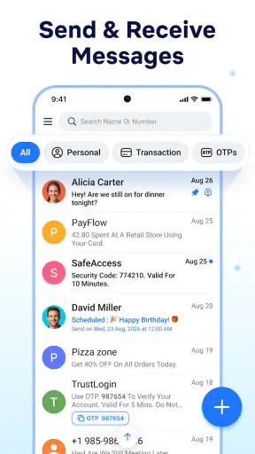 Messages - Text SMS Home screenshot