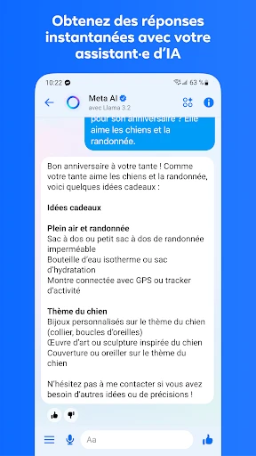 Messenger screenshot