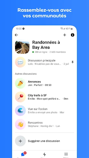 Messenger screenshot