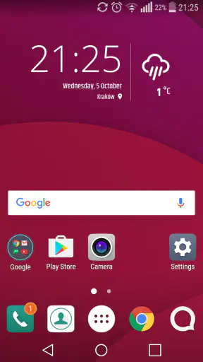 Météo simple et widget horloge screenshot
