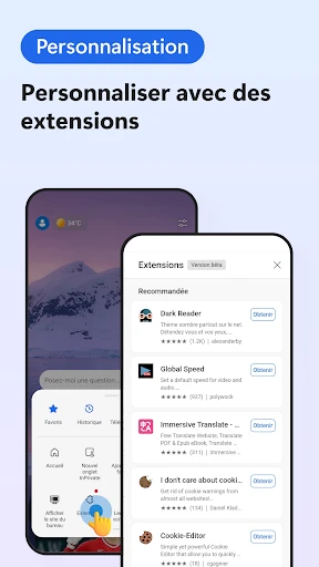 Microsoft Edge: navigateur IA screenshot