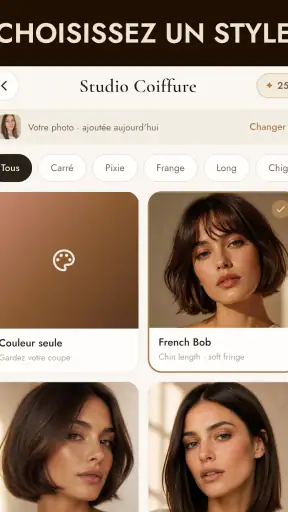 Essayer Coiffure IA Hair AI screenshot